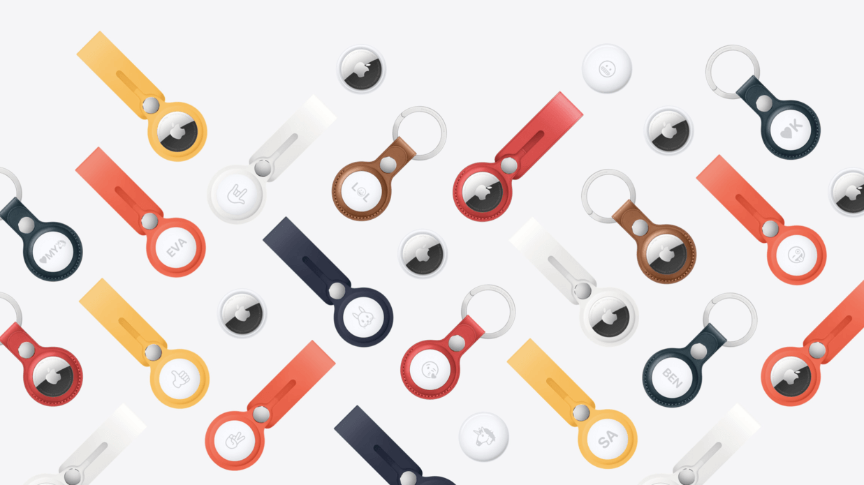 Llaveros y correas para los AirTag