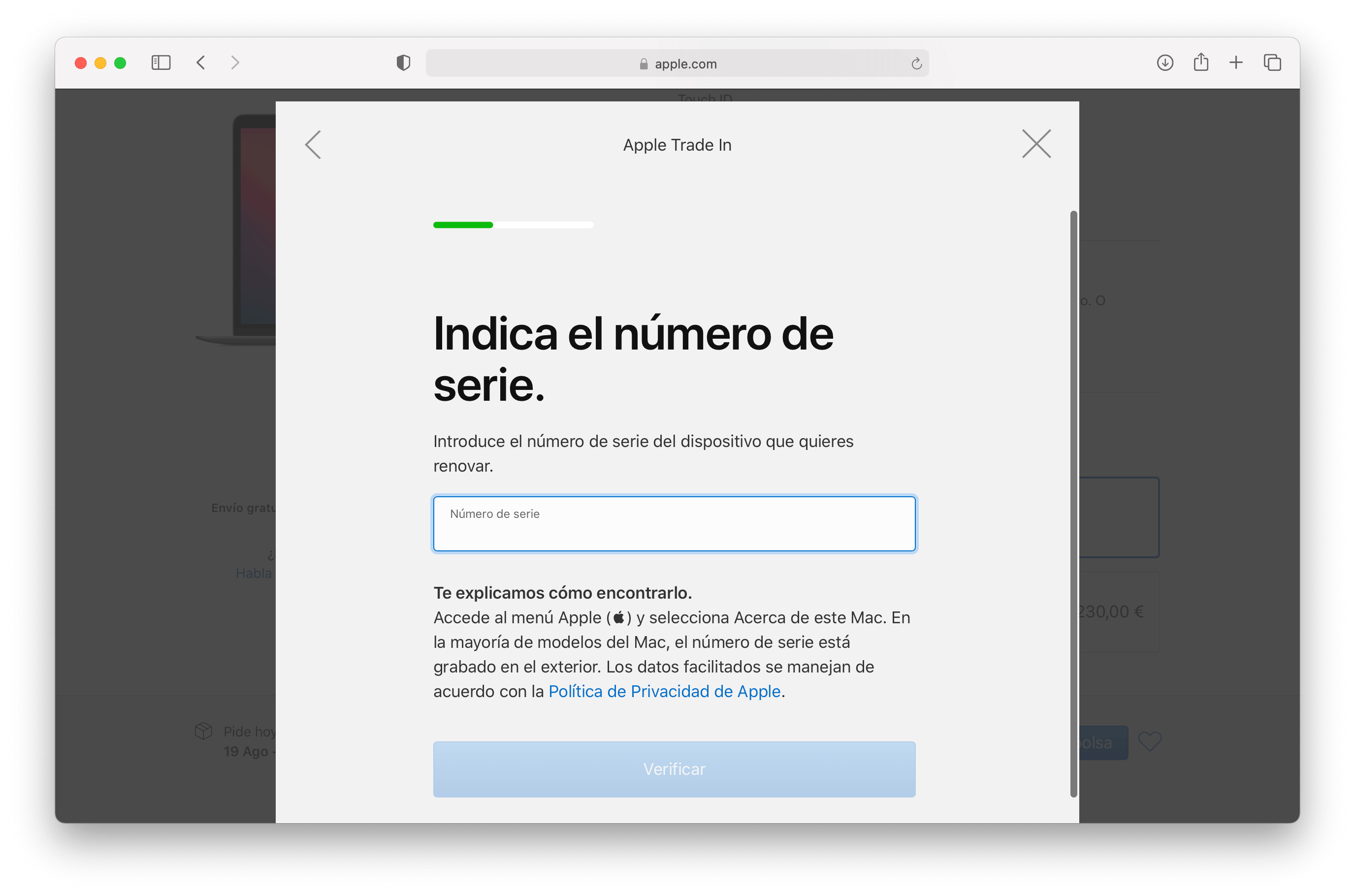 Apple Trade In: tienda online