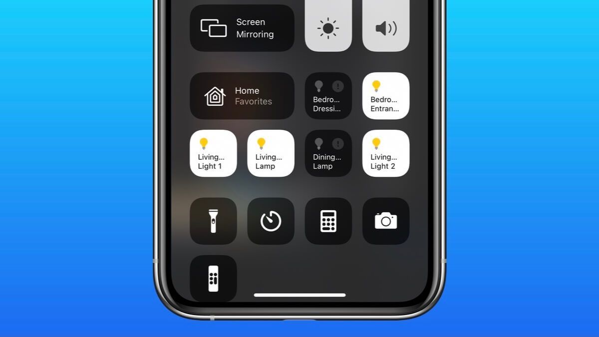 Centro de control en el iPhone Centro de control en el iPhone
