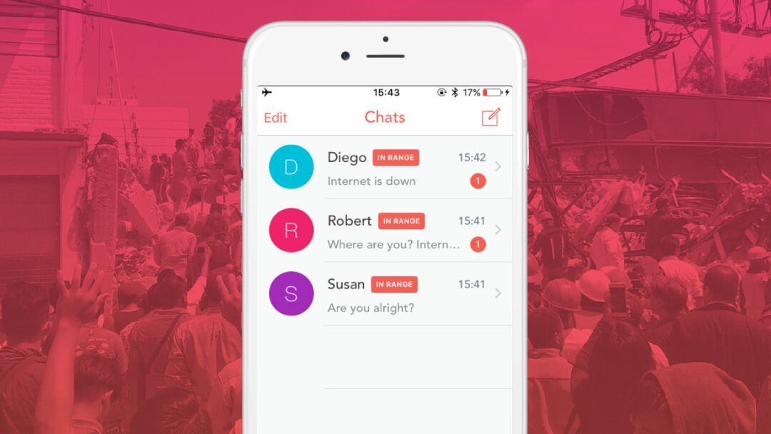 Bridgefy para iPhone Bridgefy para iPhone