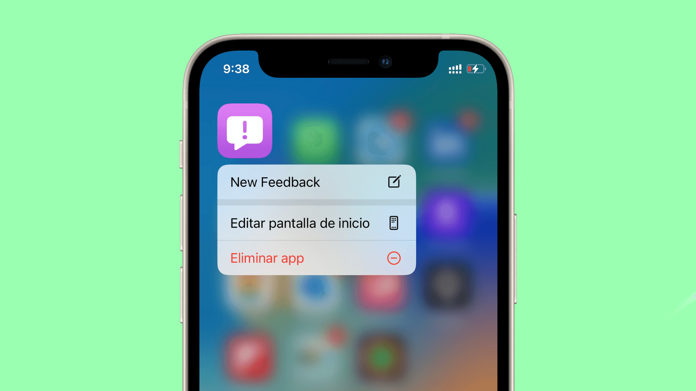 Aplicación Apple Feedback