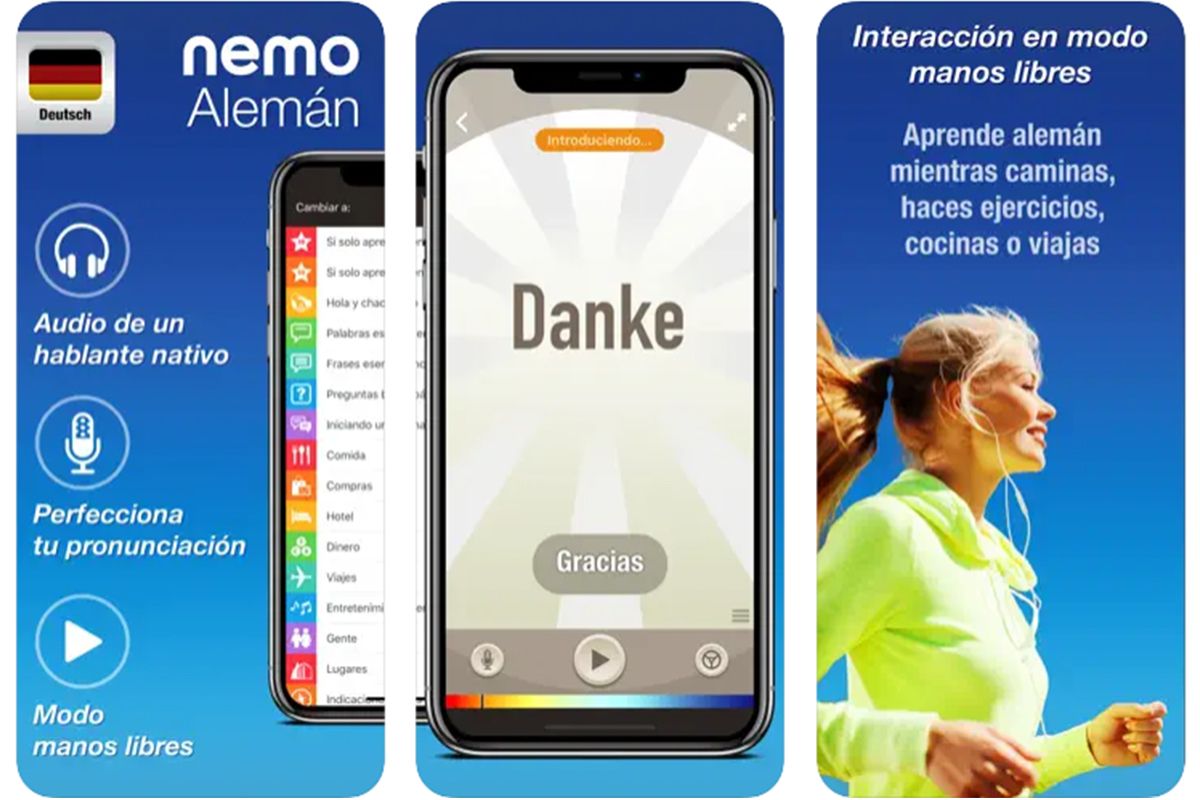 ‎Aprender alemán con Nemo: aprende fácil mientras caminas, cocinas o haces ejercicios