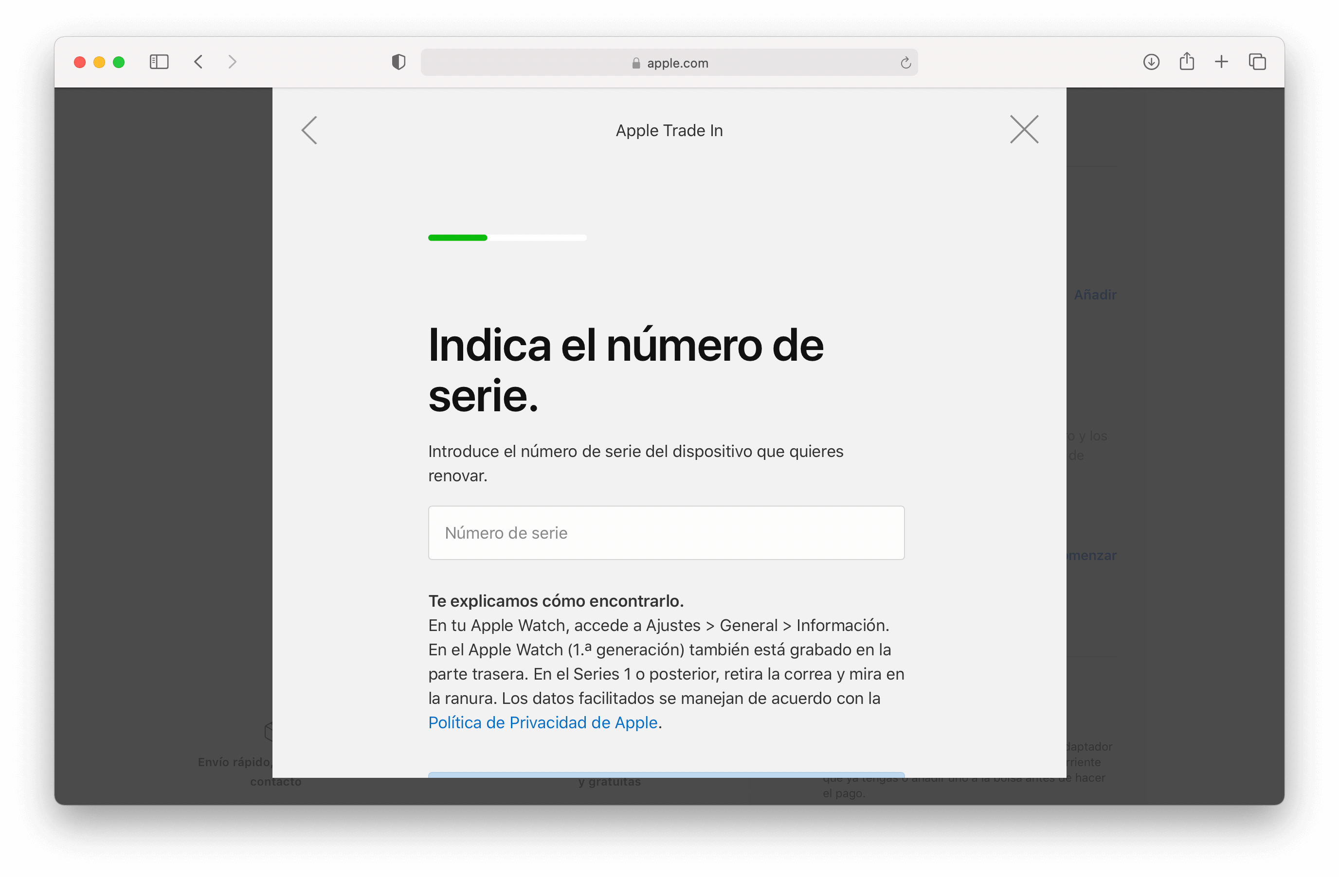 Programa Apple Trade In para el Apple Watch