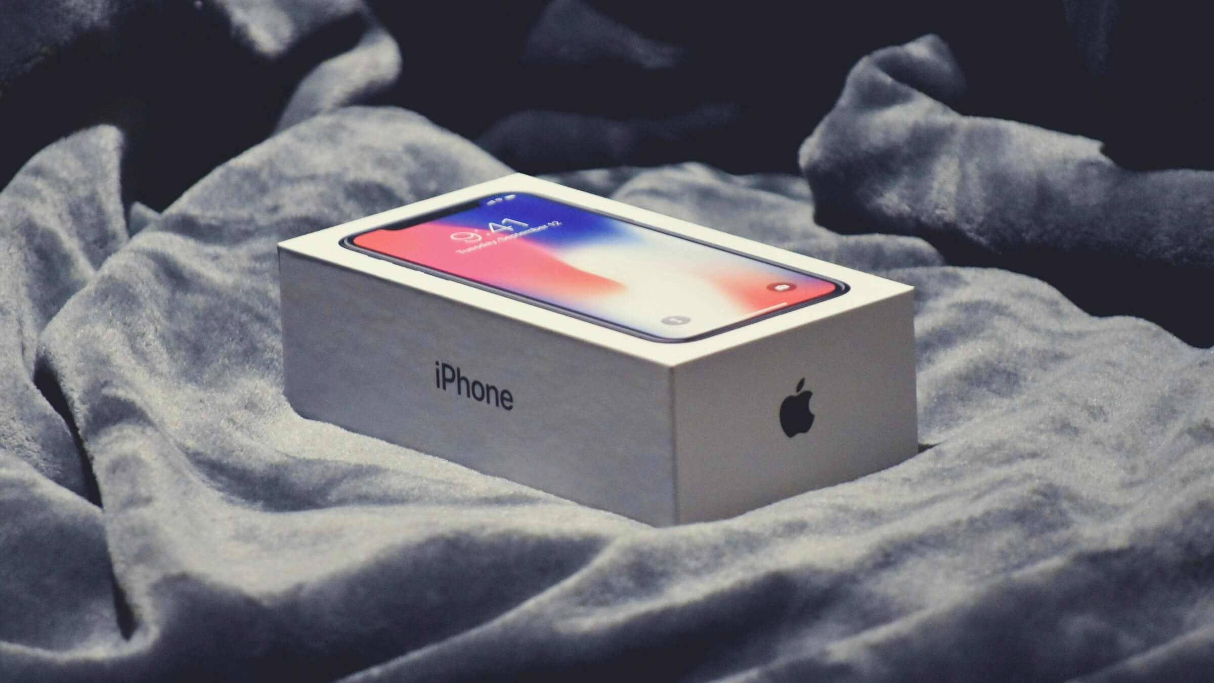 Caja del iPhone X