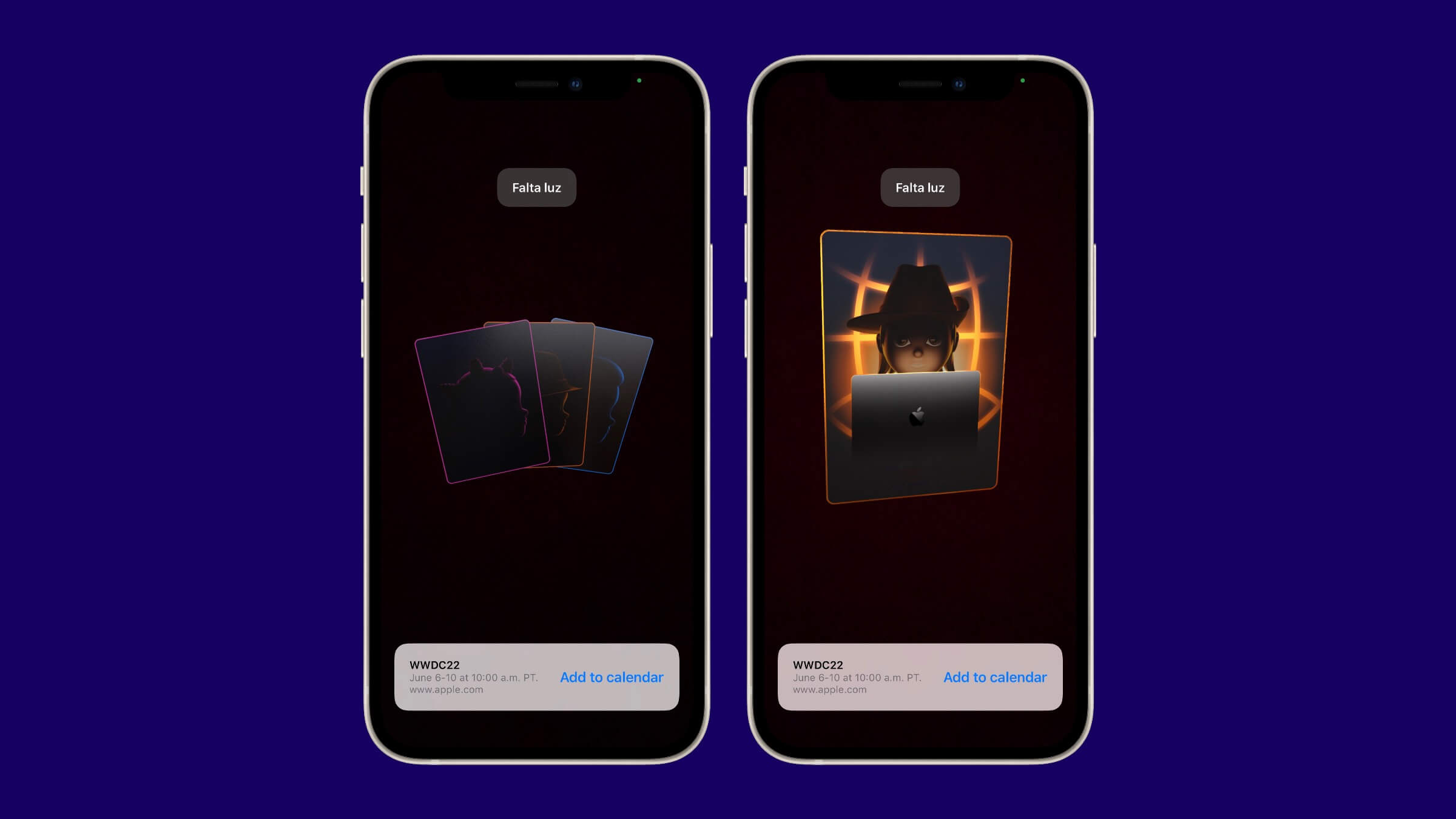 Cartas coleccionables de la WWDC22