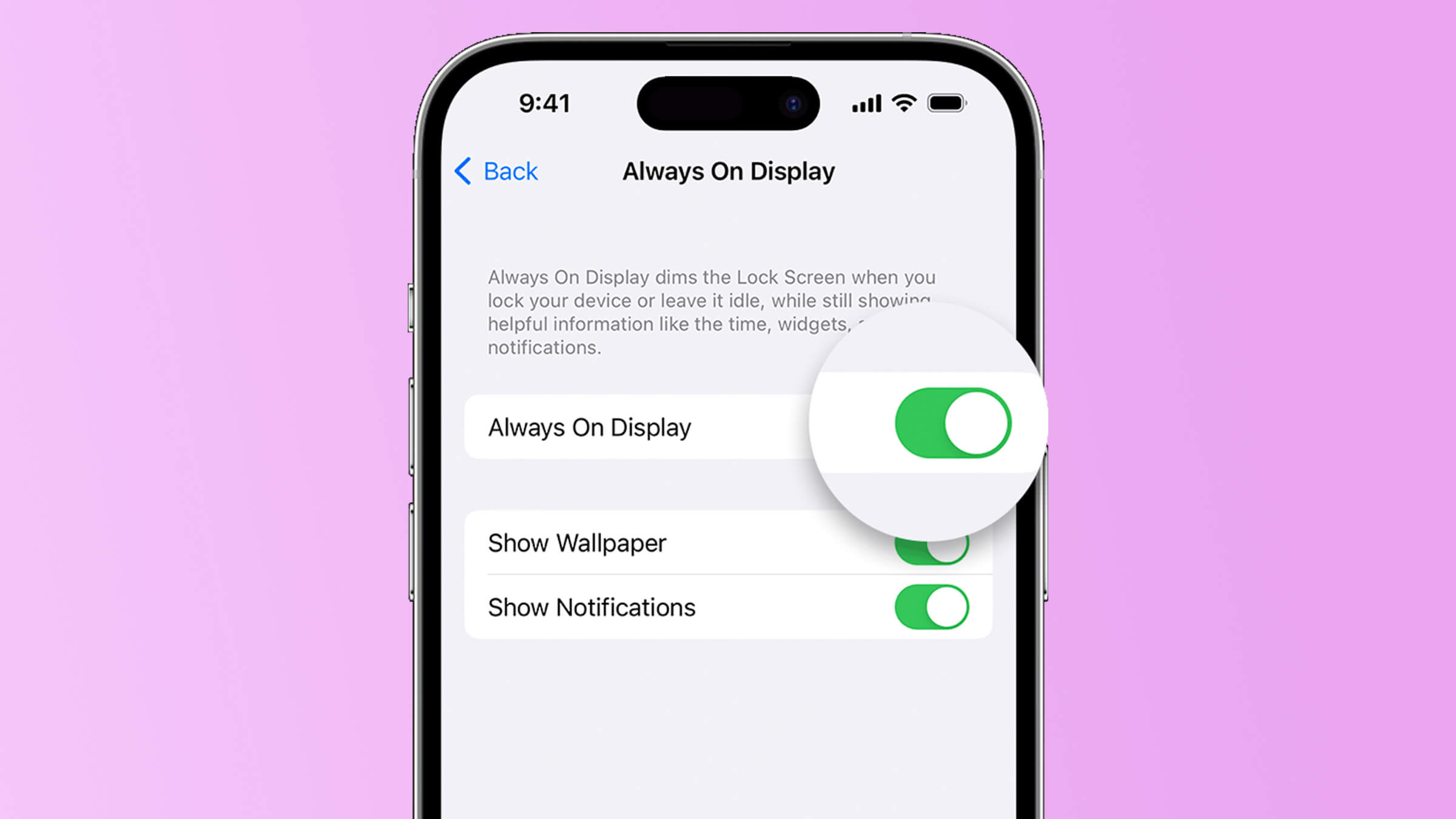 Desactivar pantalla siempre activa en iPhone para ahorrar batería