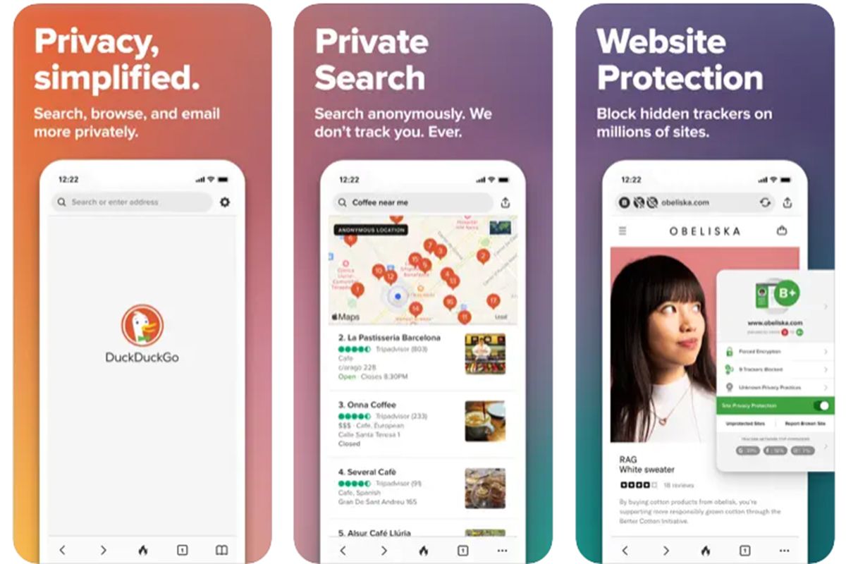 Tu privacidad está garantizada gracias a DuckDuckGo Tu privacidad está garantizada gracias a DuckDuckGo