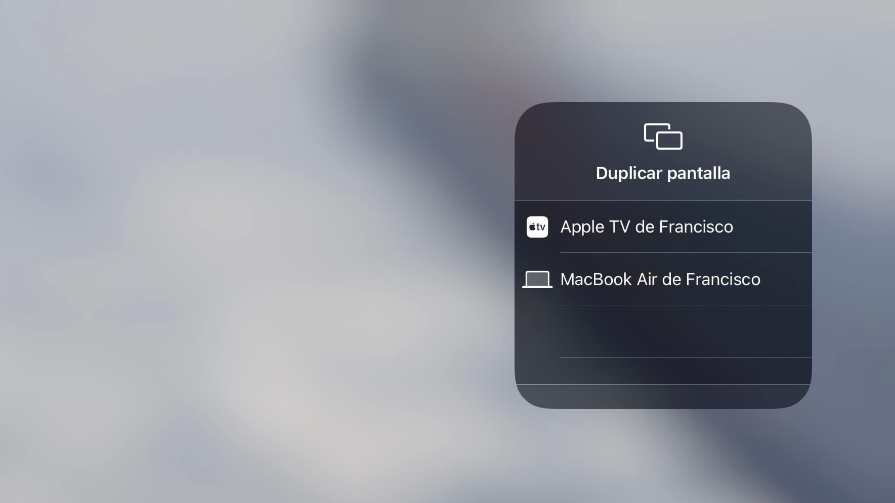 Duplicar pantalla del iPad usando AirPlay