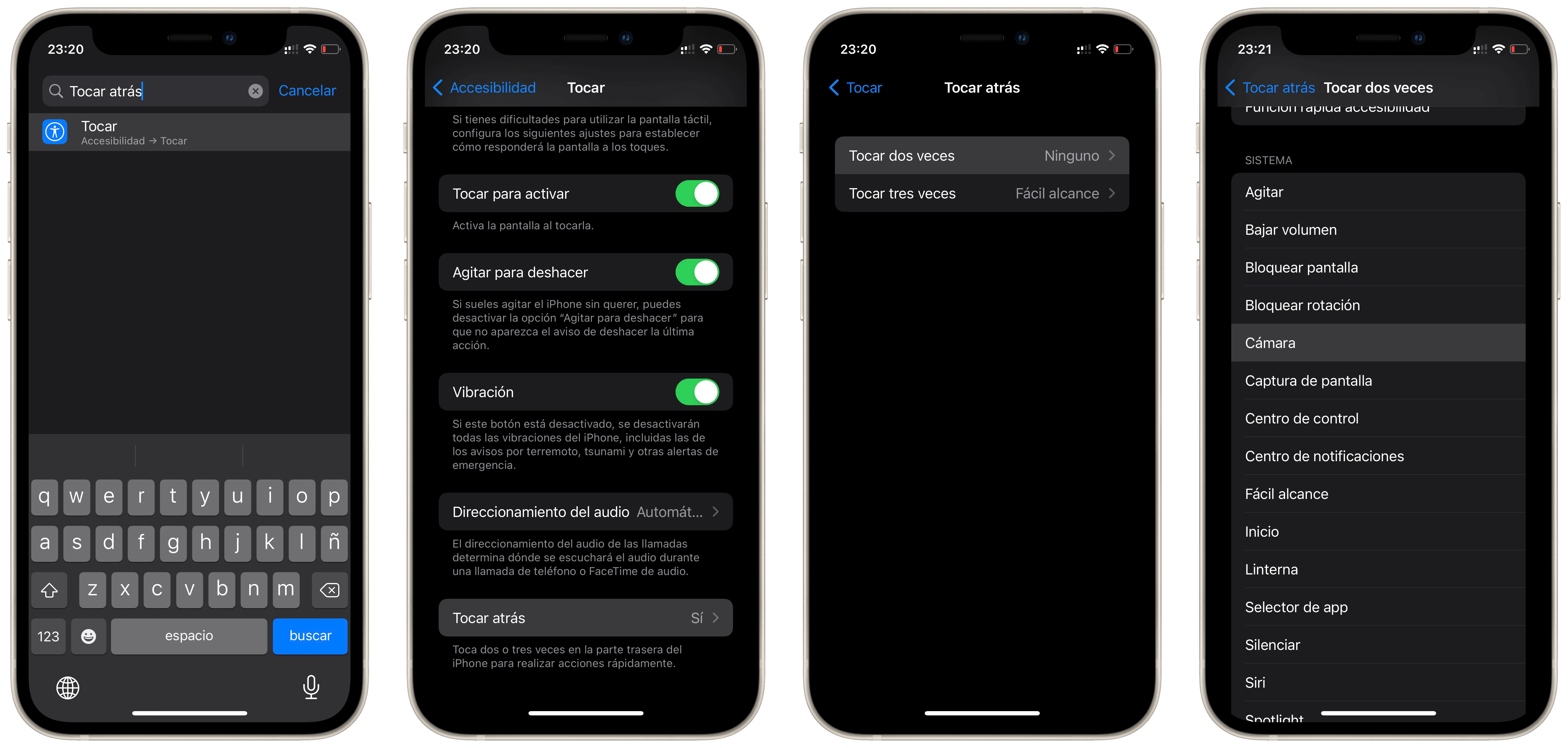 Sacar fotos con el logo de la manzana del iPhone