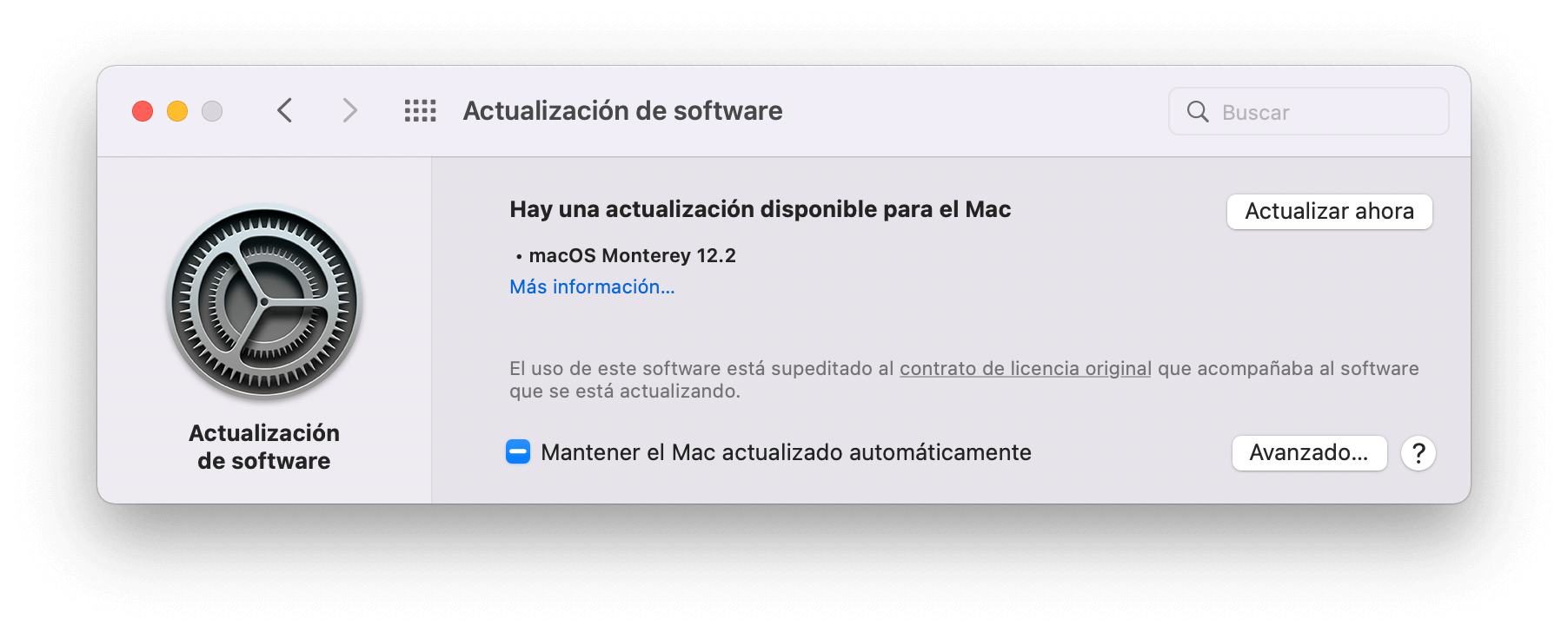 macOS 12.2 Monterey
