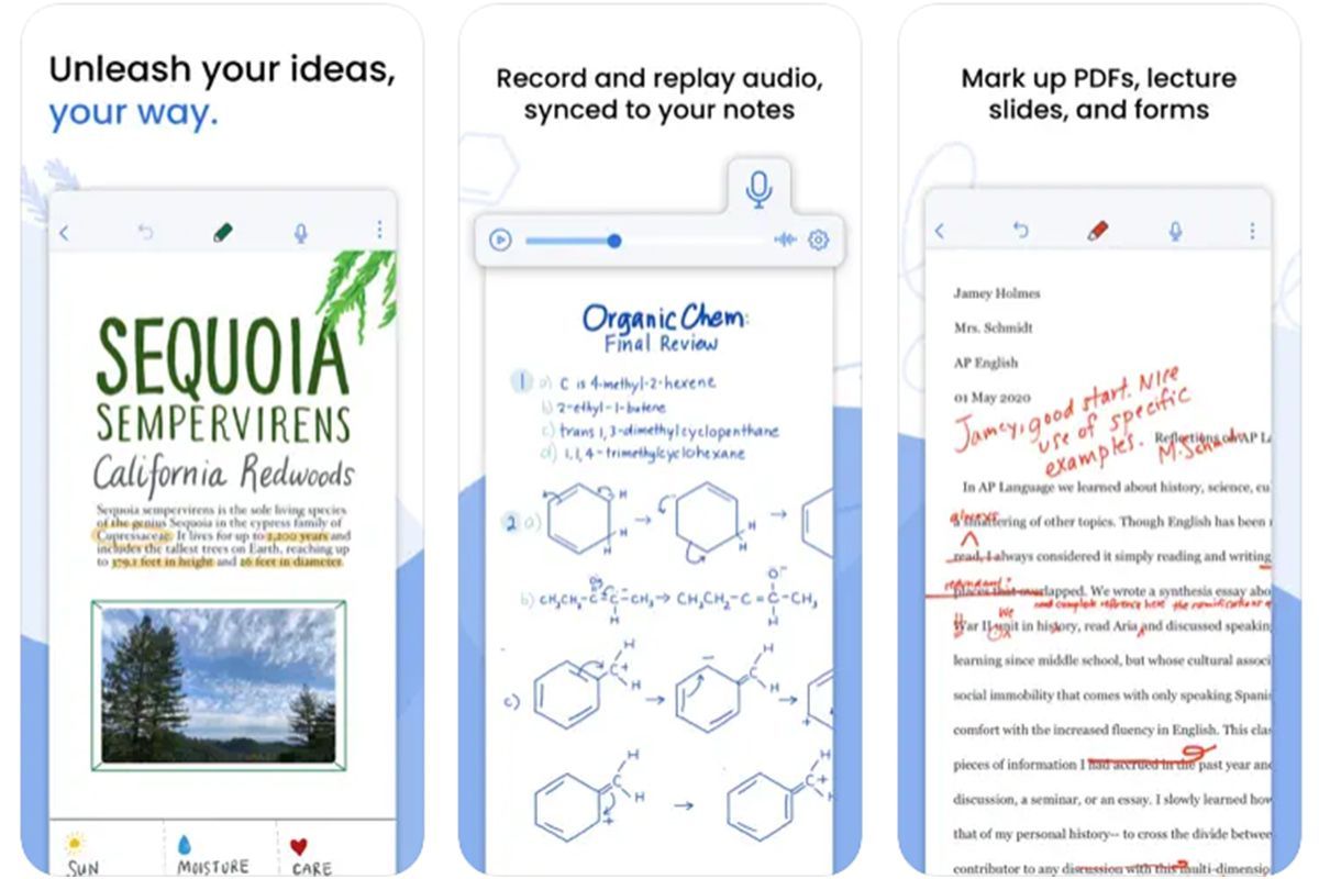 Notability: anotaciones y toma de notas en PDF