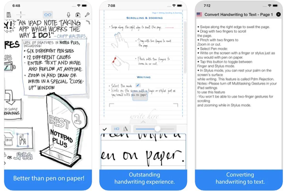 Toma notas recreando una experiencia de escritura manual con Notes Plus