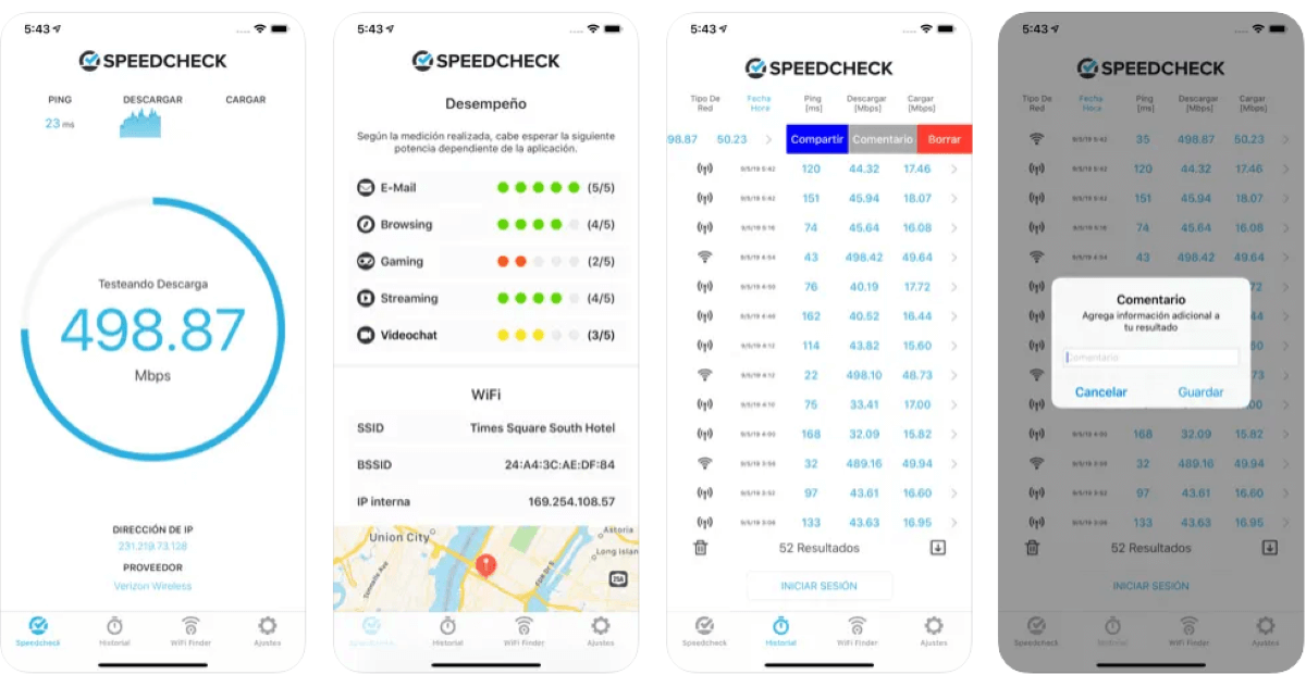 Test de Velocidad Speed Check Test de Velocidad Speed Check