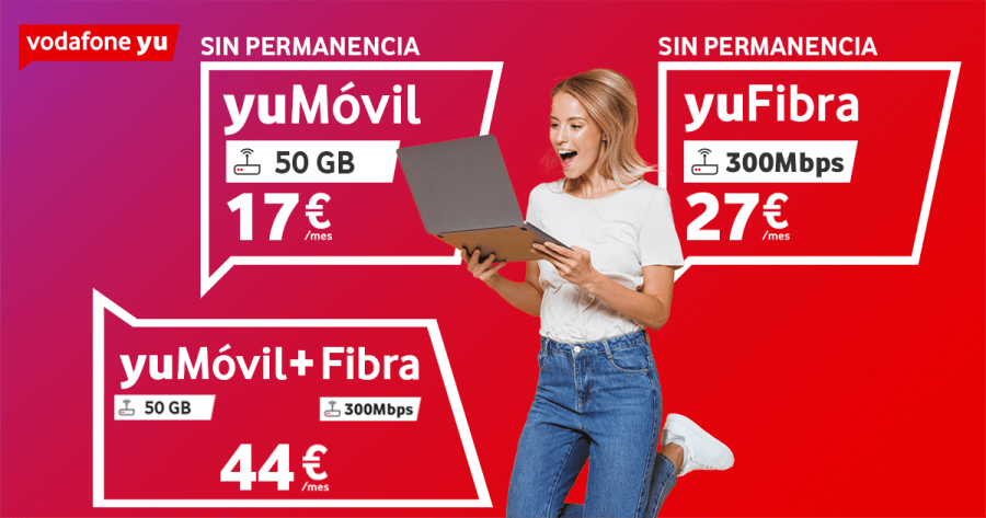 Vodafone yu: nuevas tarifas