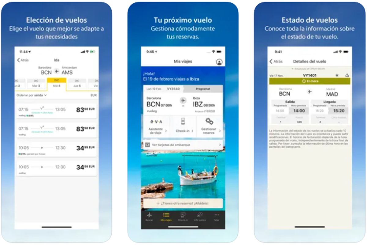Vueling: elige el vuelo que mejor se adapte a tus necesidades